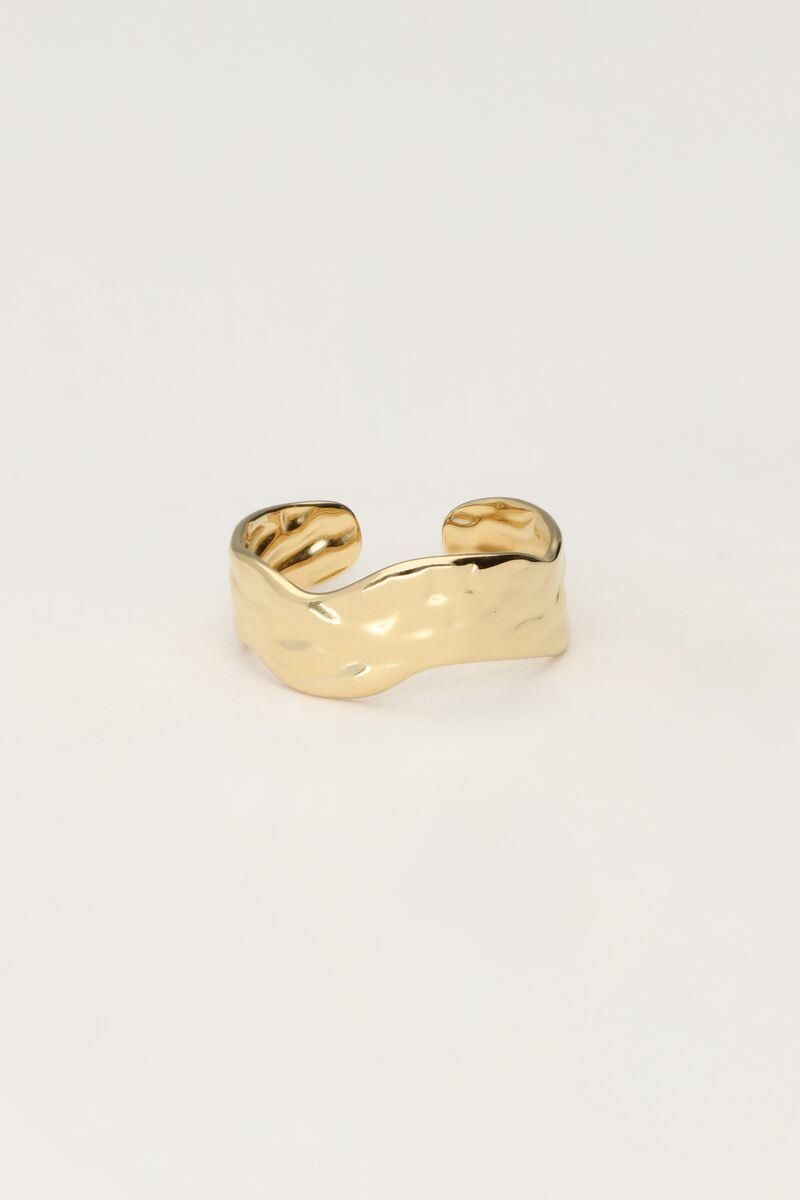 My Jewellery Ring flat wavy Goud