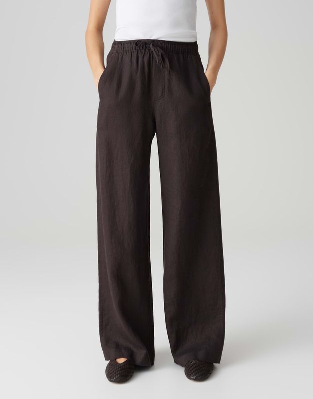Opus Mileni linen Bruin