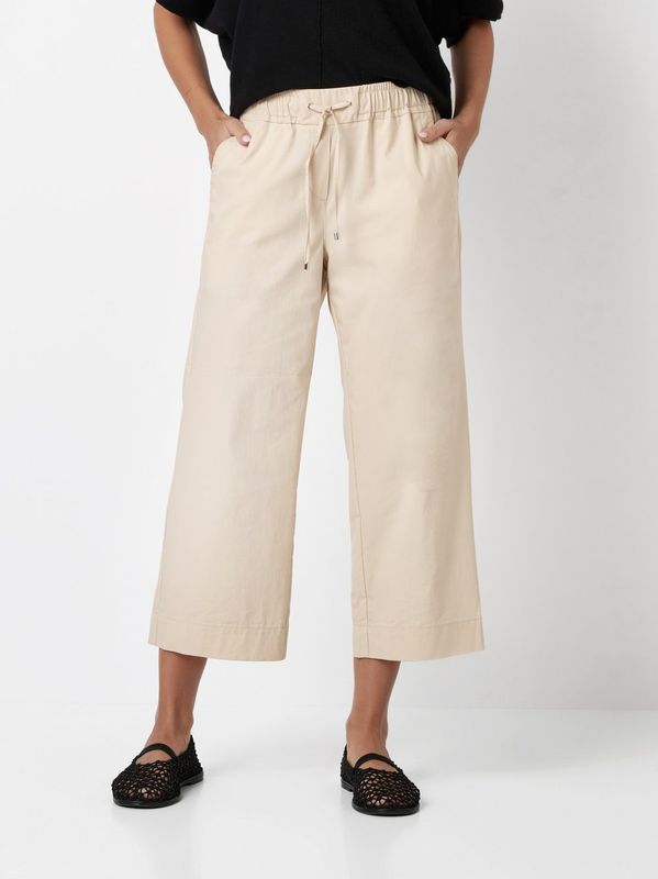 Toni Dress Pia Wide Leg 3/4 Beige