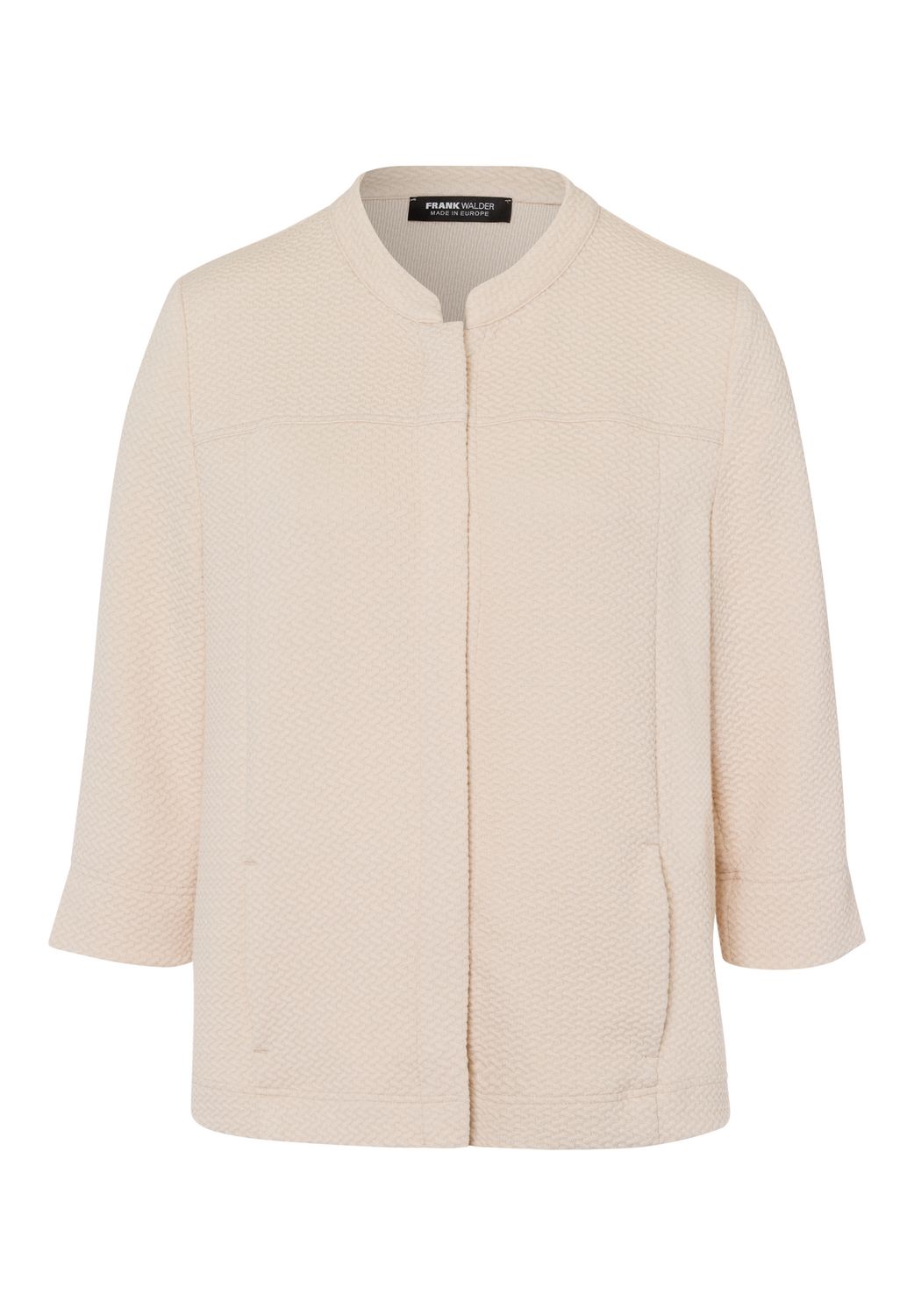Frank Walder Leichtjacke 3/4 Ärmel Beige