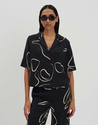 Someday blouse Zesora Zwart