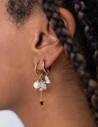 My Jewellery Earrings hoops spring pink Goud MJ10480