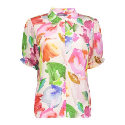 Geisha Blouse multi print