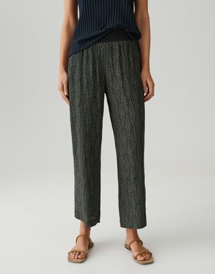 Opus Pants broek Malotta groen