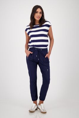 Monari broek donkerblauw