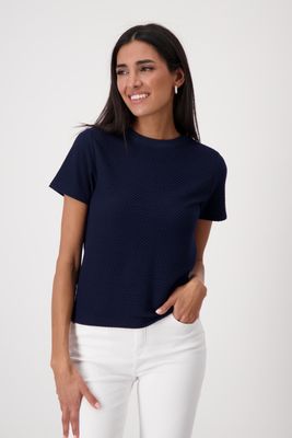 Monari T-Shirt donker blauw