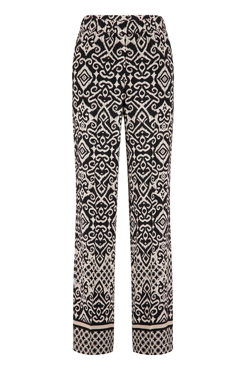 Gardeur Hose Wide leg Feminine Zwart