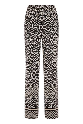 Gardeur Hose Wide leg Feminine Zwart