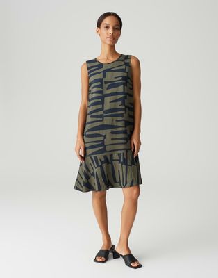 Opus jurk Wenola jungle Groen