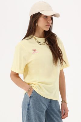 My Jewellery Botanical tee Geel