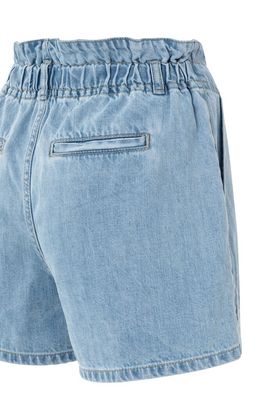 YaYa Denim short met strikkoord Blauw