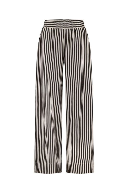 Studio Anneloes Grace stripe trousers Ecru