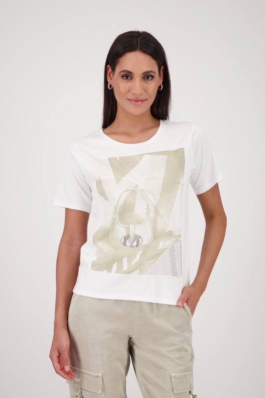 Monari T-Shirt cream Ecru