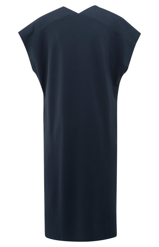 Yaya Jurk met dubbele V-hals Blauw