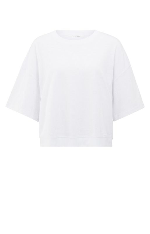 Yaya T-shirt met korte mouwen pure white