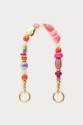 My Jewellery Phone cord multi beads Goud