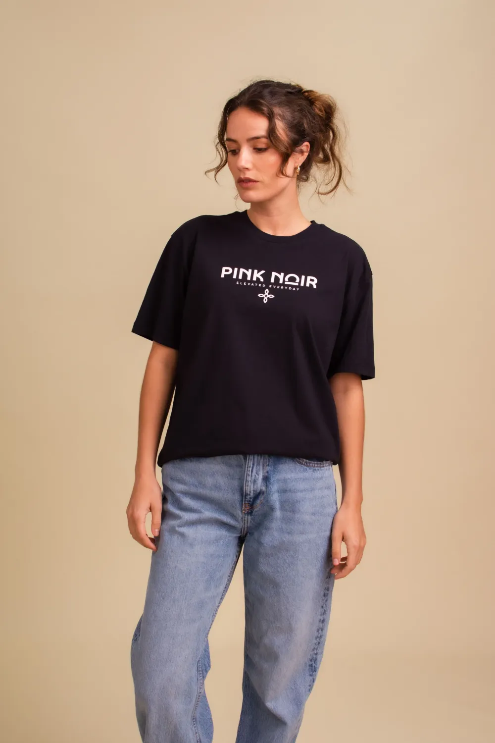 Pink Noir Gap t-shirt Zwart