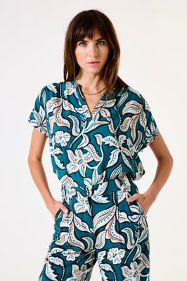 Garcia ladies shirt ss Groen