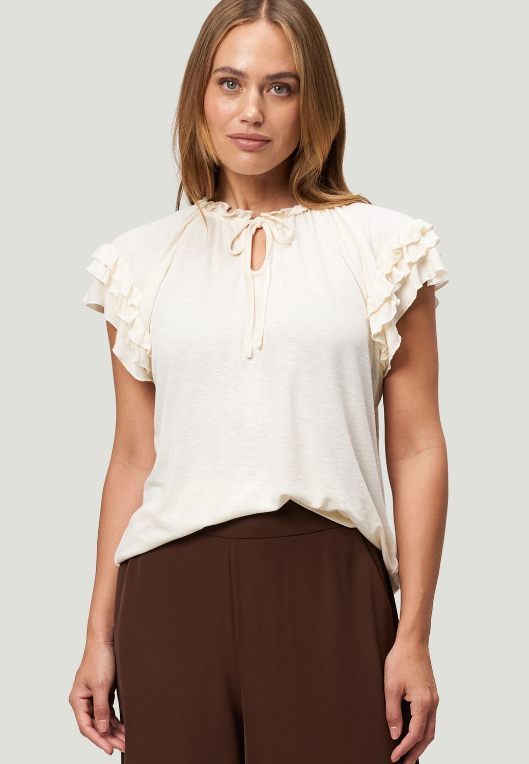 Zero zero T-Shirt / Top Ecru