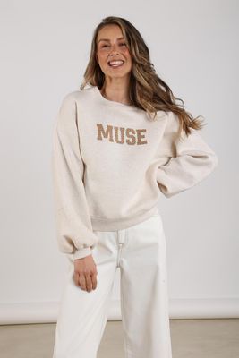 Nukus Muse Pullover Ecru