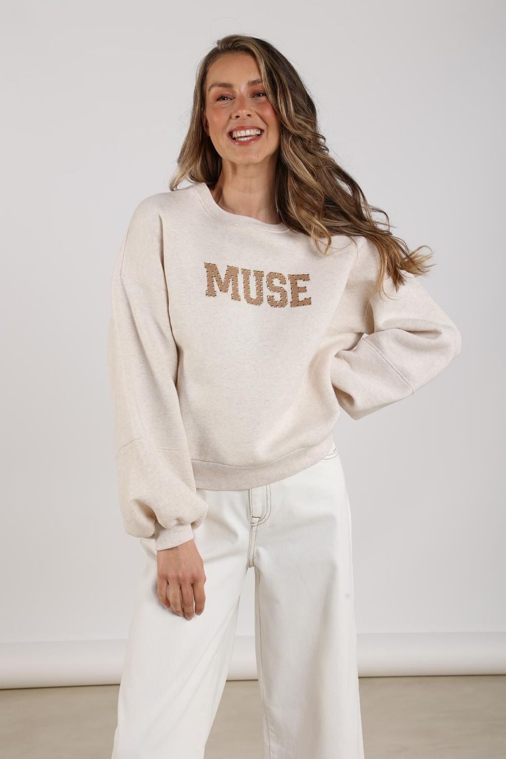Nukus Muse Pullover Ecru