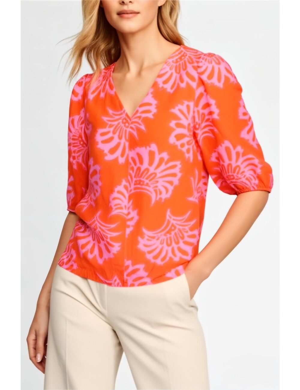 Geisha Top Rood