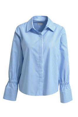 Milano Italy gestreepte blouse Blauw