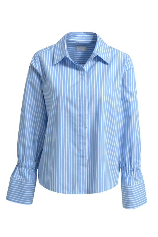 Milano Italy gestreepte blouse Blauw