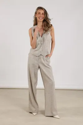 Nukus Vera Pants Strass Beige