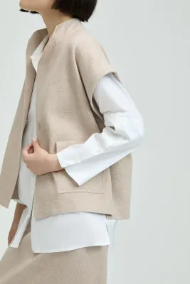 xandres Gilet alyssia Beige