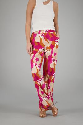 Gardeur broek multi print Franca wide leg