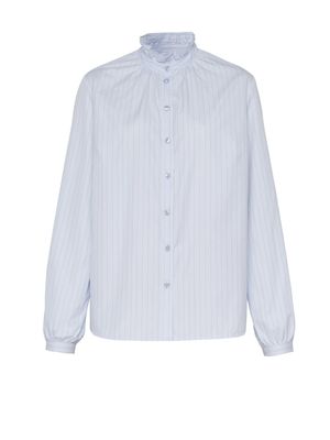 Toni Dress blouse ligt blauw met streep