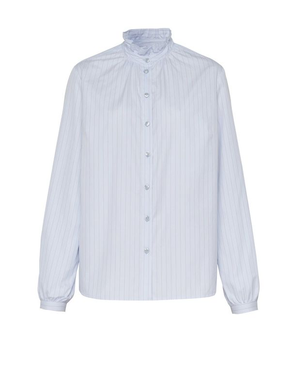 Toni Dress blouse ligt blauw met streep