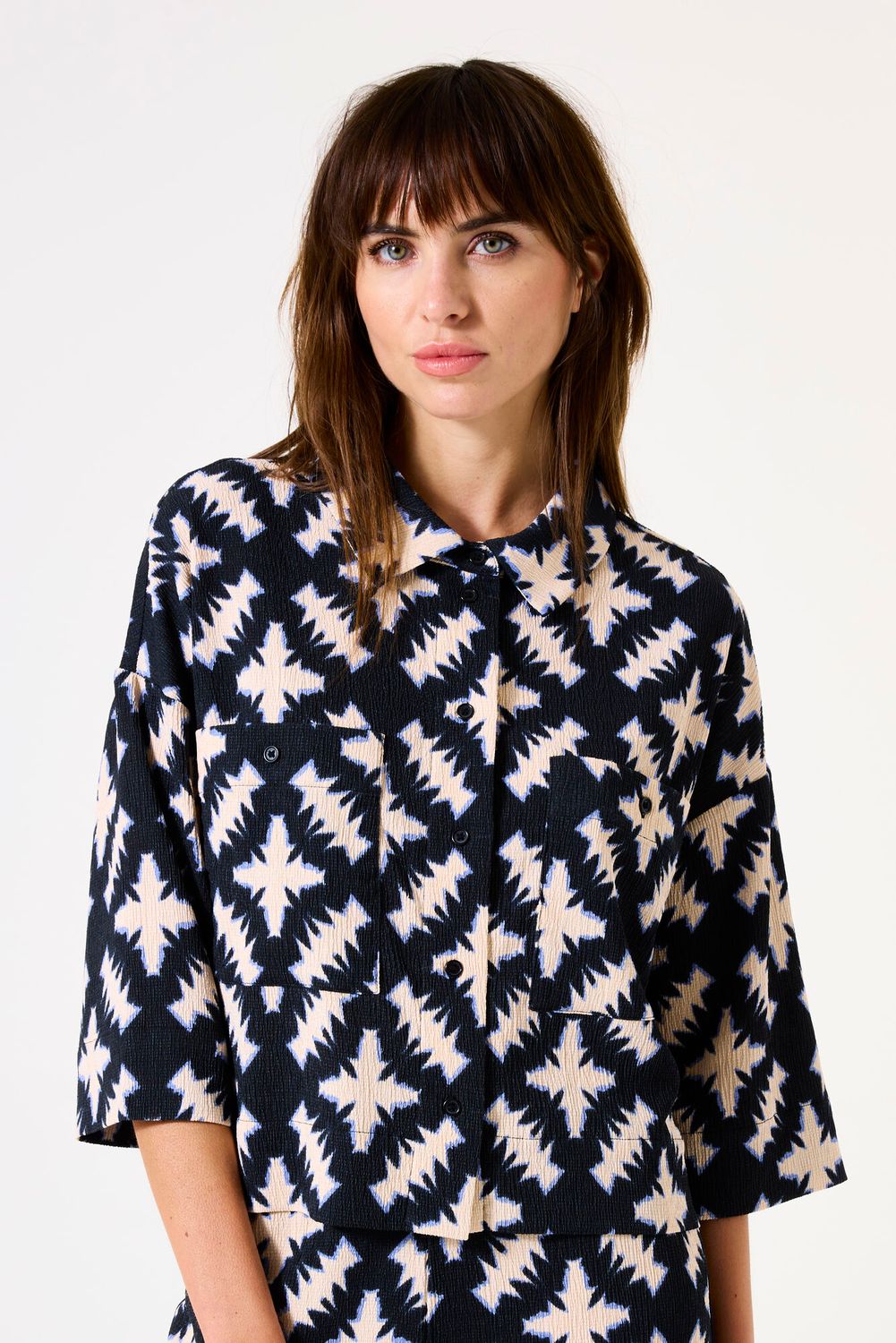 Garcia dames Top Zwart