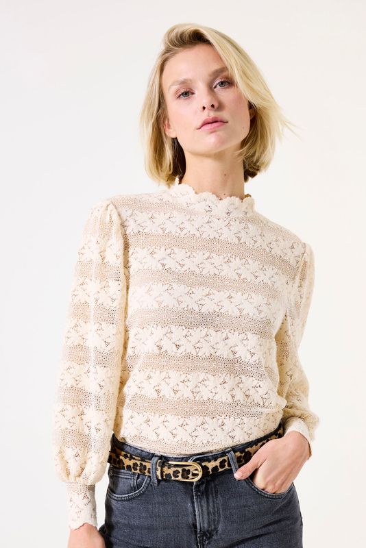 Garcia dames Top Beige