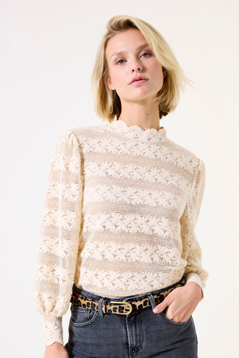 Garcia dames Top Beige