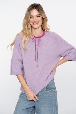 Geisha Pullover 3/4 top Paars