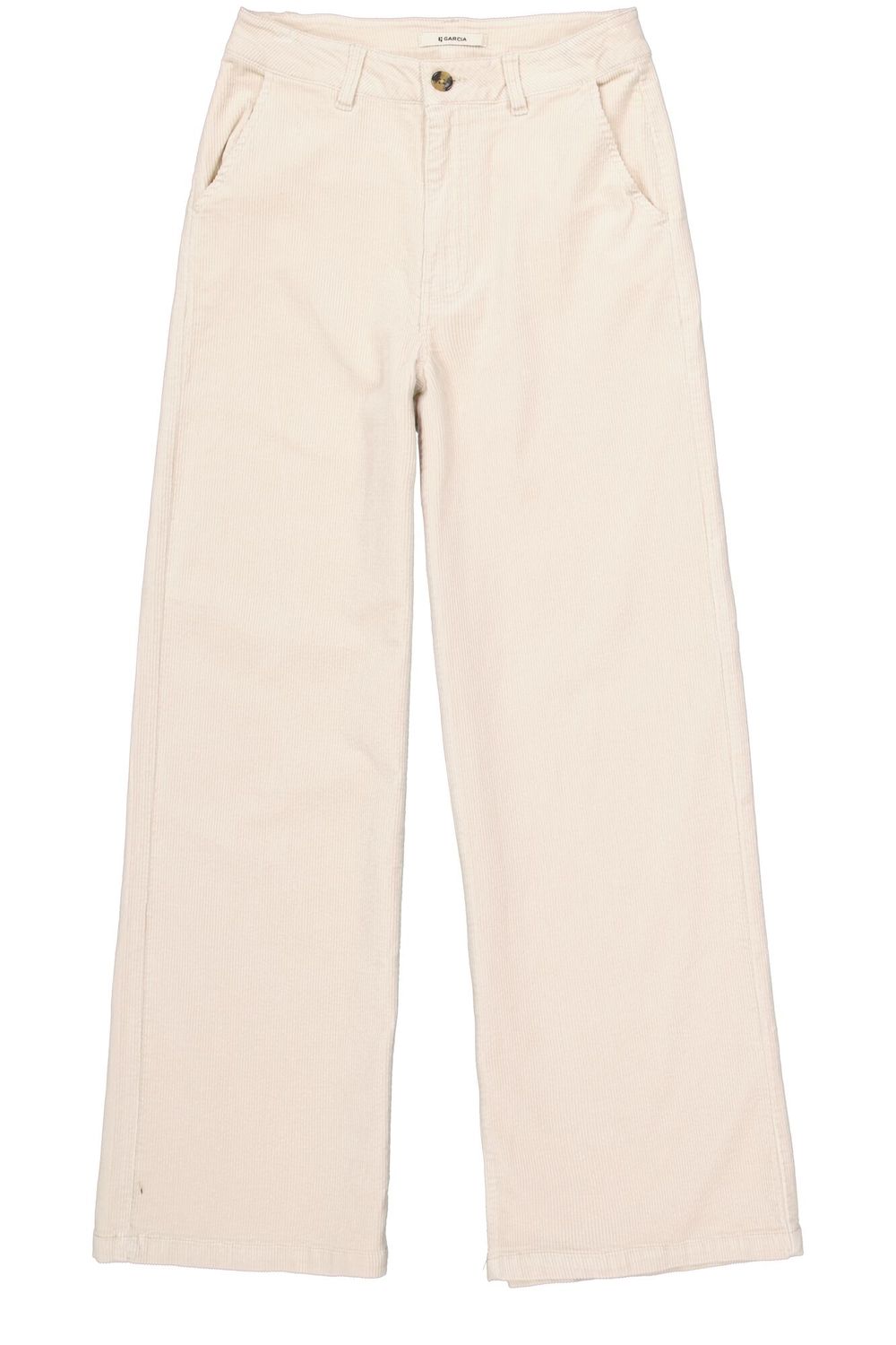Garcia corduroy broek ecru