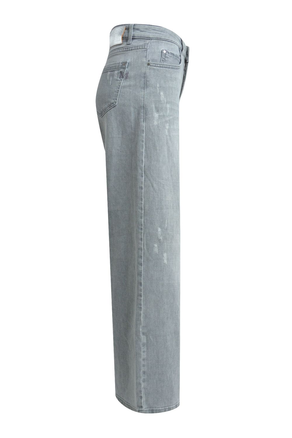 Milano Italy WIDE LEG DENIM NORMAL RISE Grijs