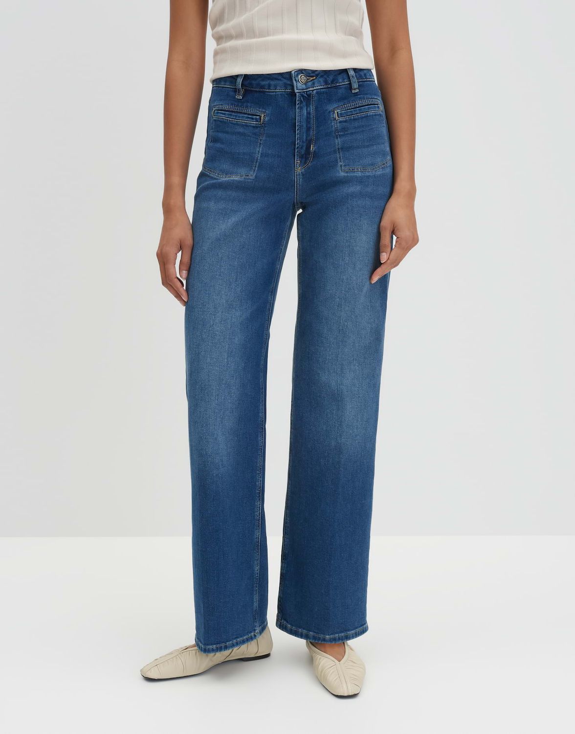 Someday broek Carie french Blauw