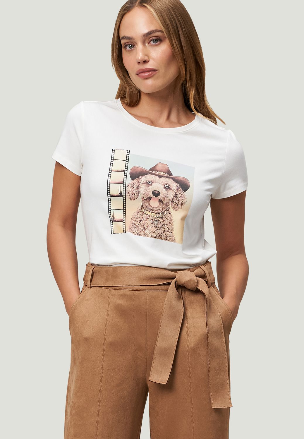 Zero zero T-Shirt / Top Ecru