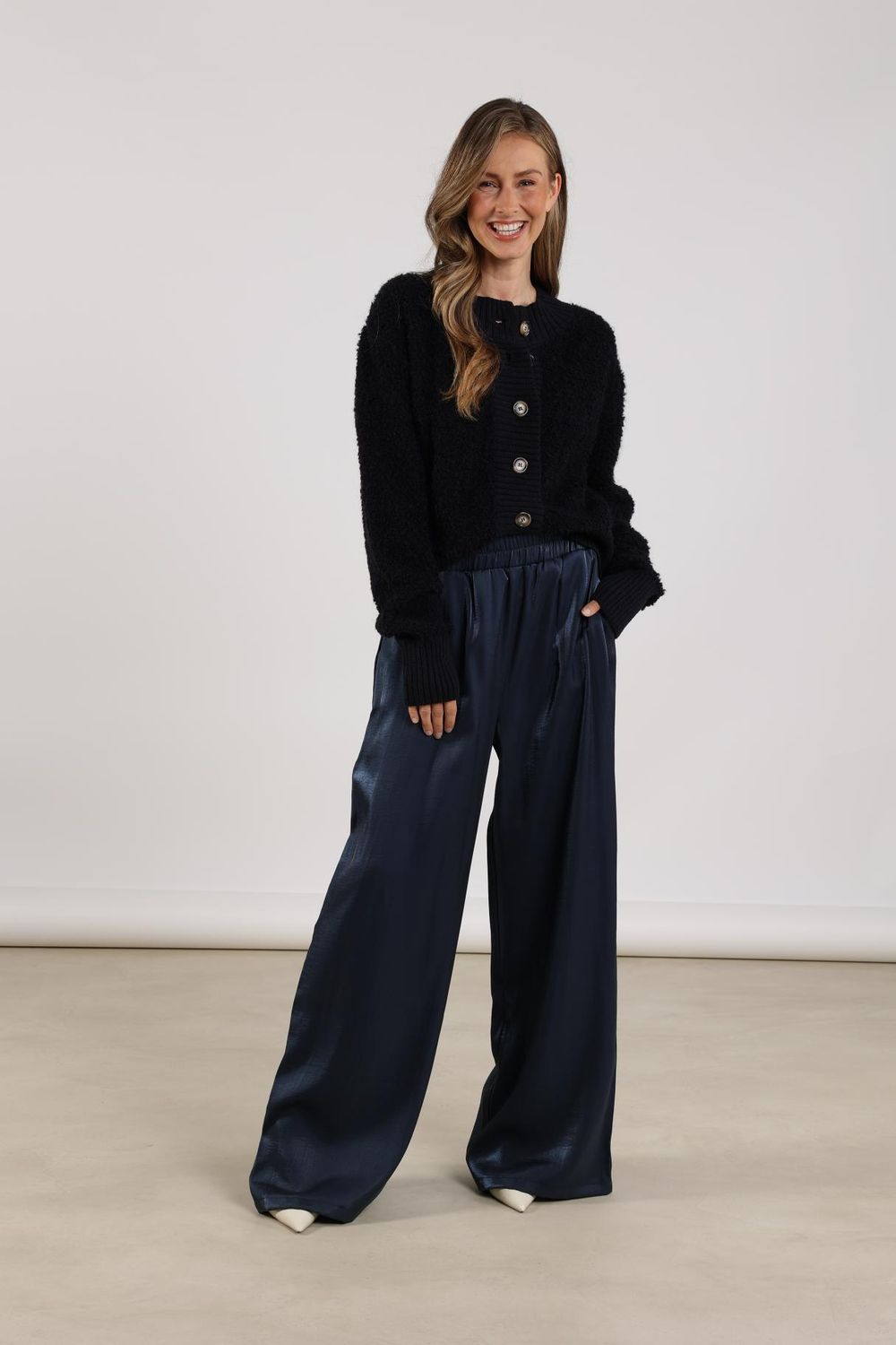 Nukus Broek Doorty Shiny blauw
