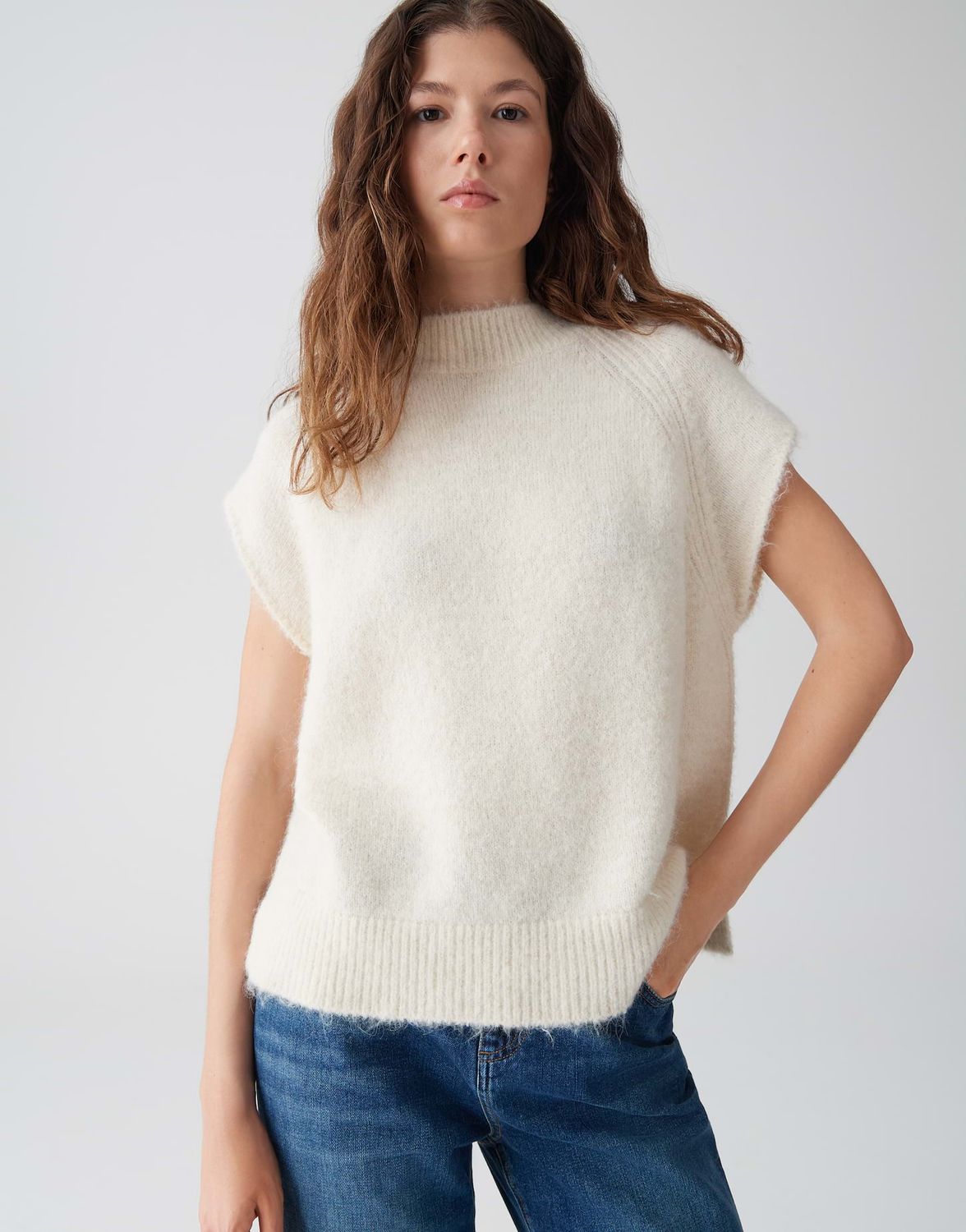 Opus Wijd Gebreid Shirt Pimola