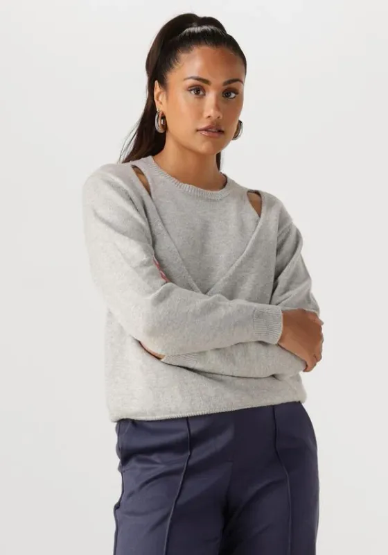Nukus FIFI grijze pullover trui