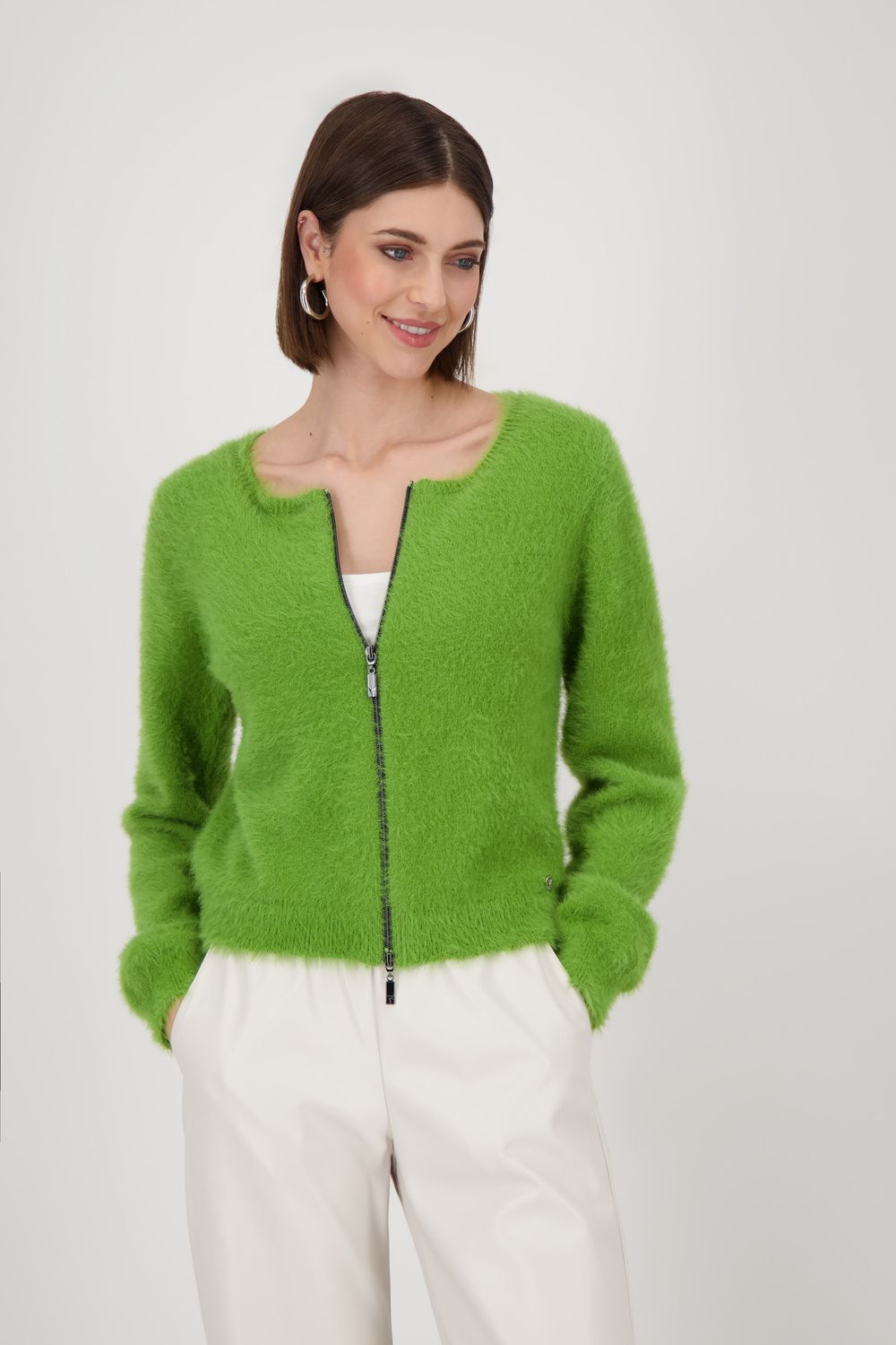 Monari vest garden Groen