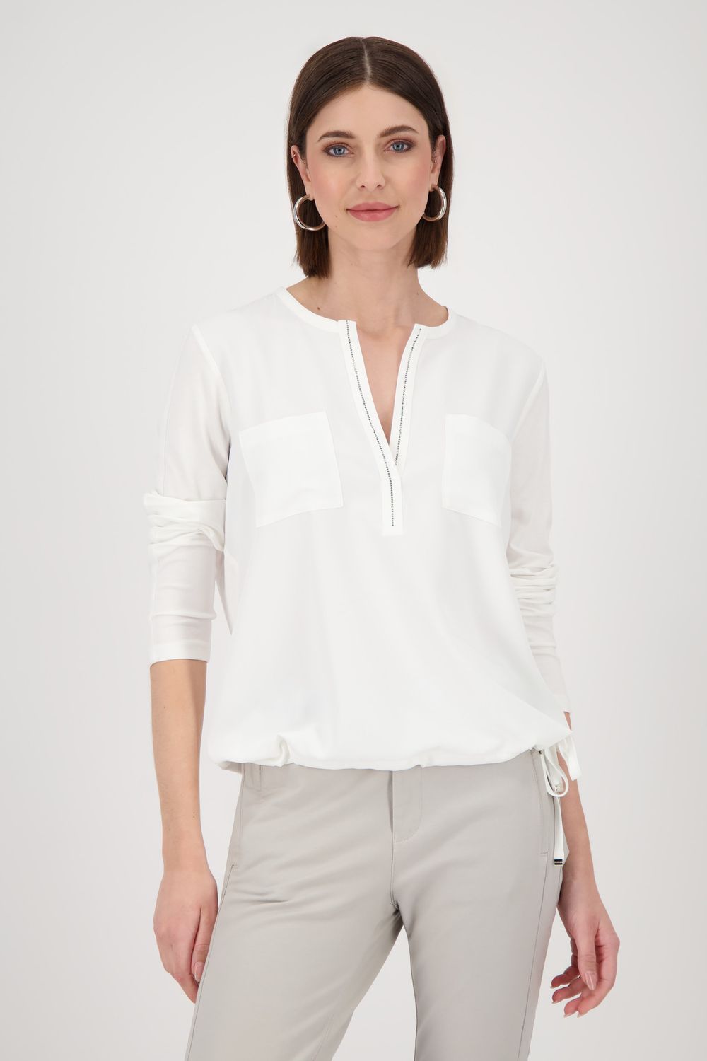 Monari Pullover off-white Ecru