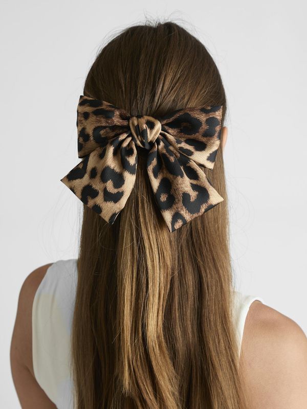 Neo Noir Bow Hair Clip Bruin