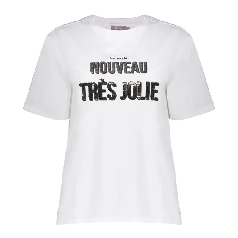 Geisha T-shirt nouveau Ecru