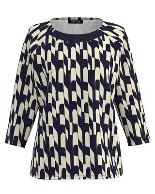Frank Walder Shirt 3/4 mouw Beige
