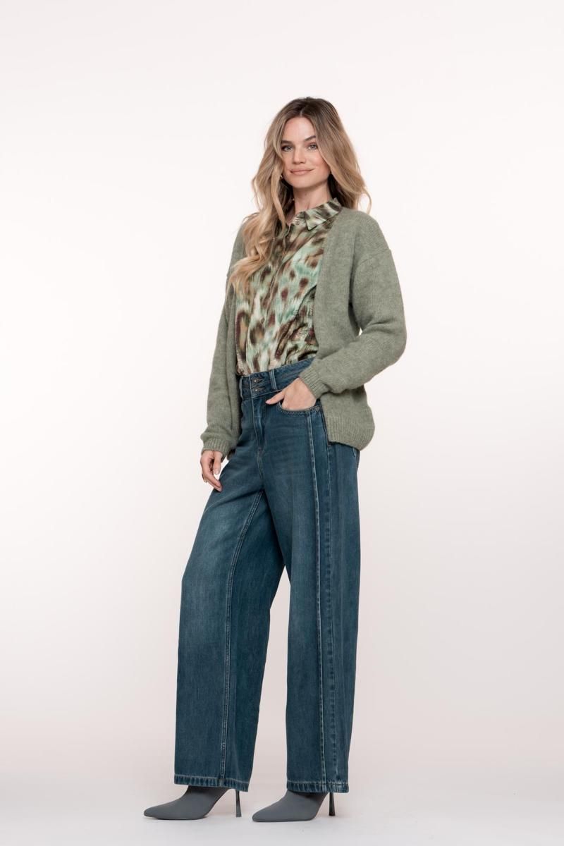 Geisha Jeans Grijs